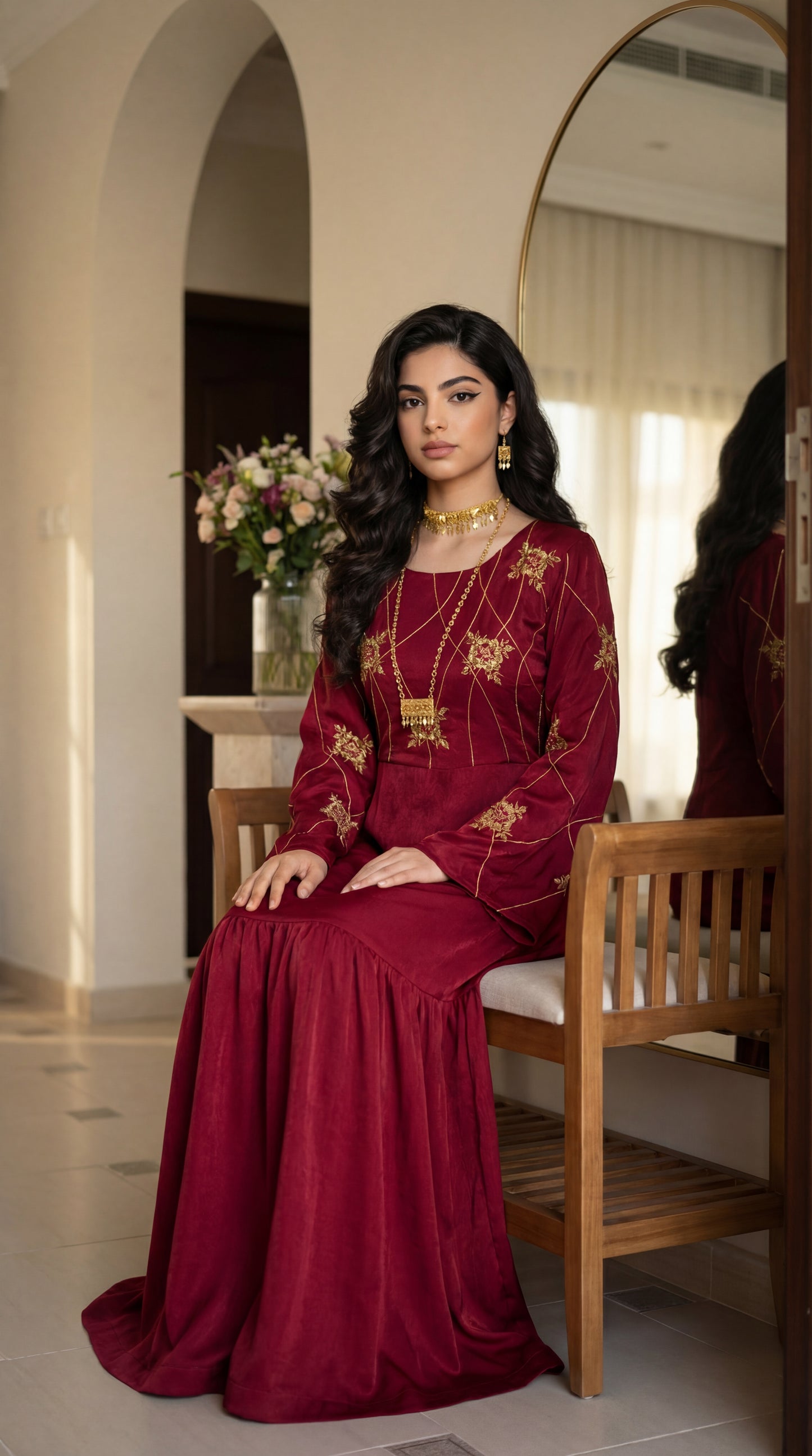 درس من الجاكار وتطريز مع شك