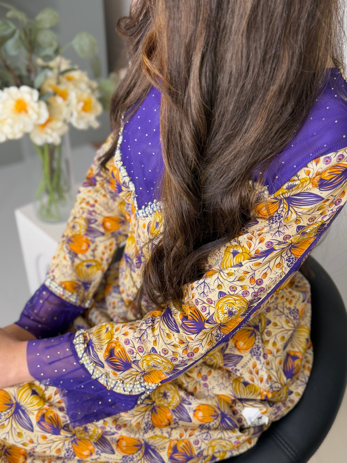 جلابية قطن دجتل مع تور ريمبو وشك