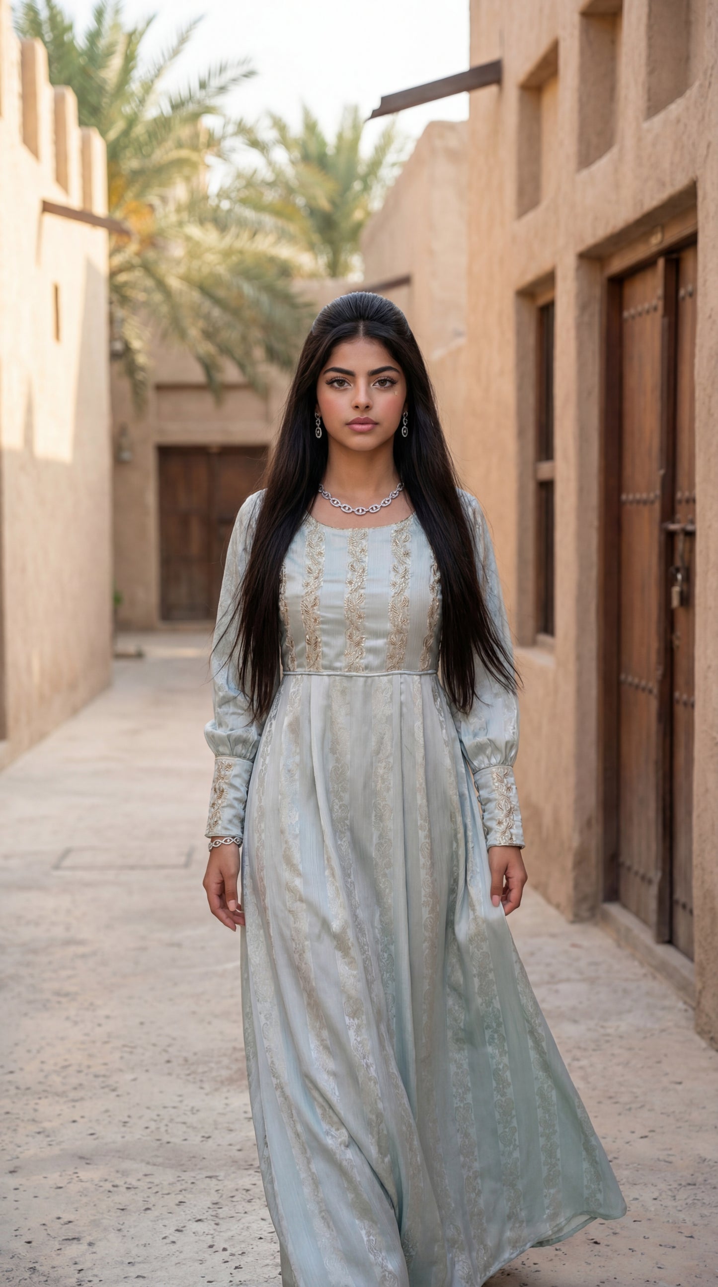 درس من الحرير المزراي وتطريز مع شك