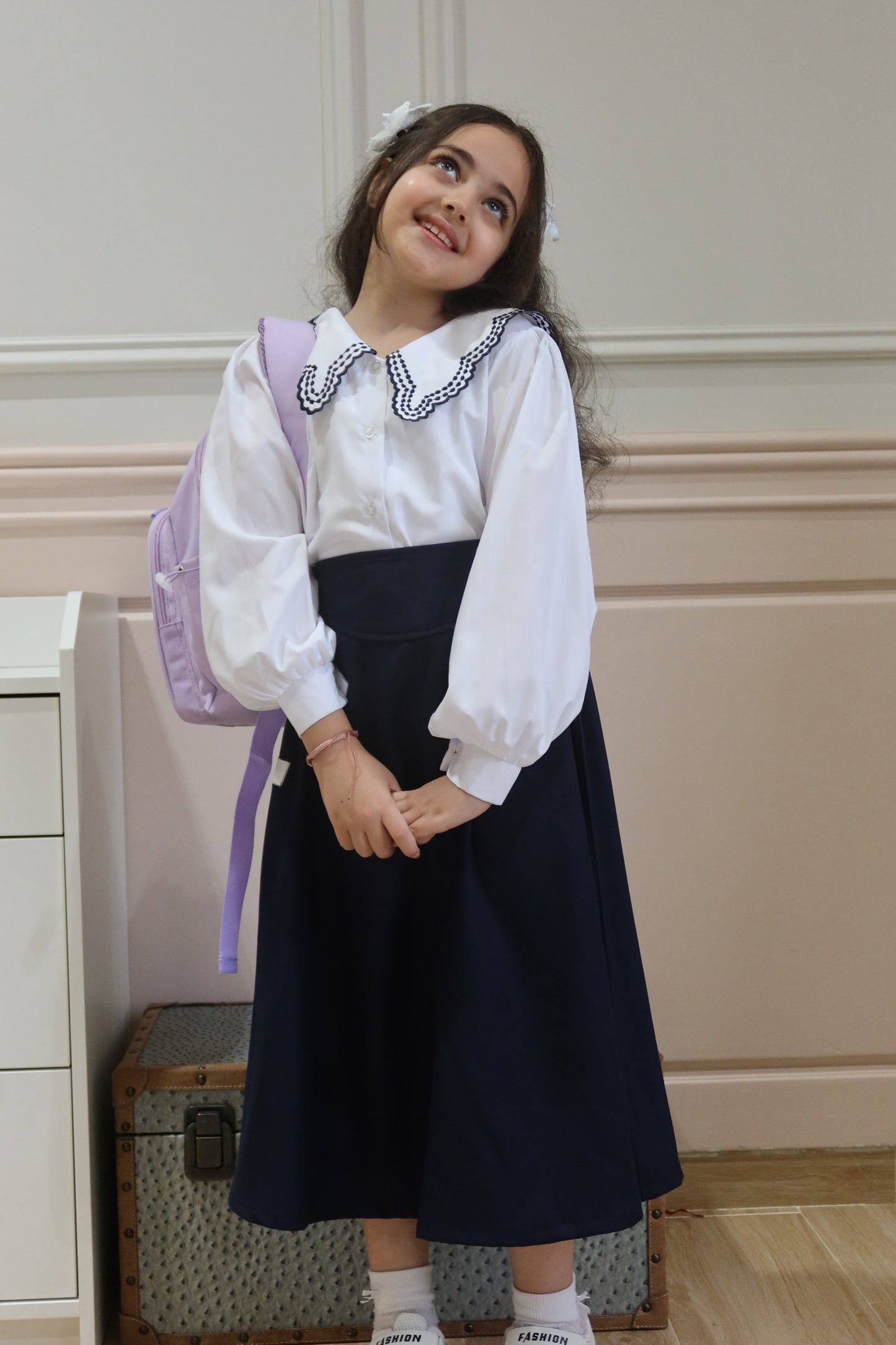 يونيفورم مدرسة تنورة وقميص