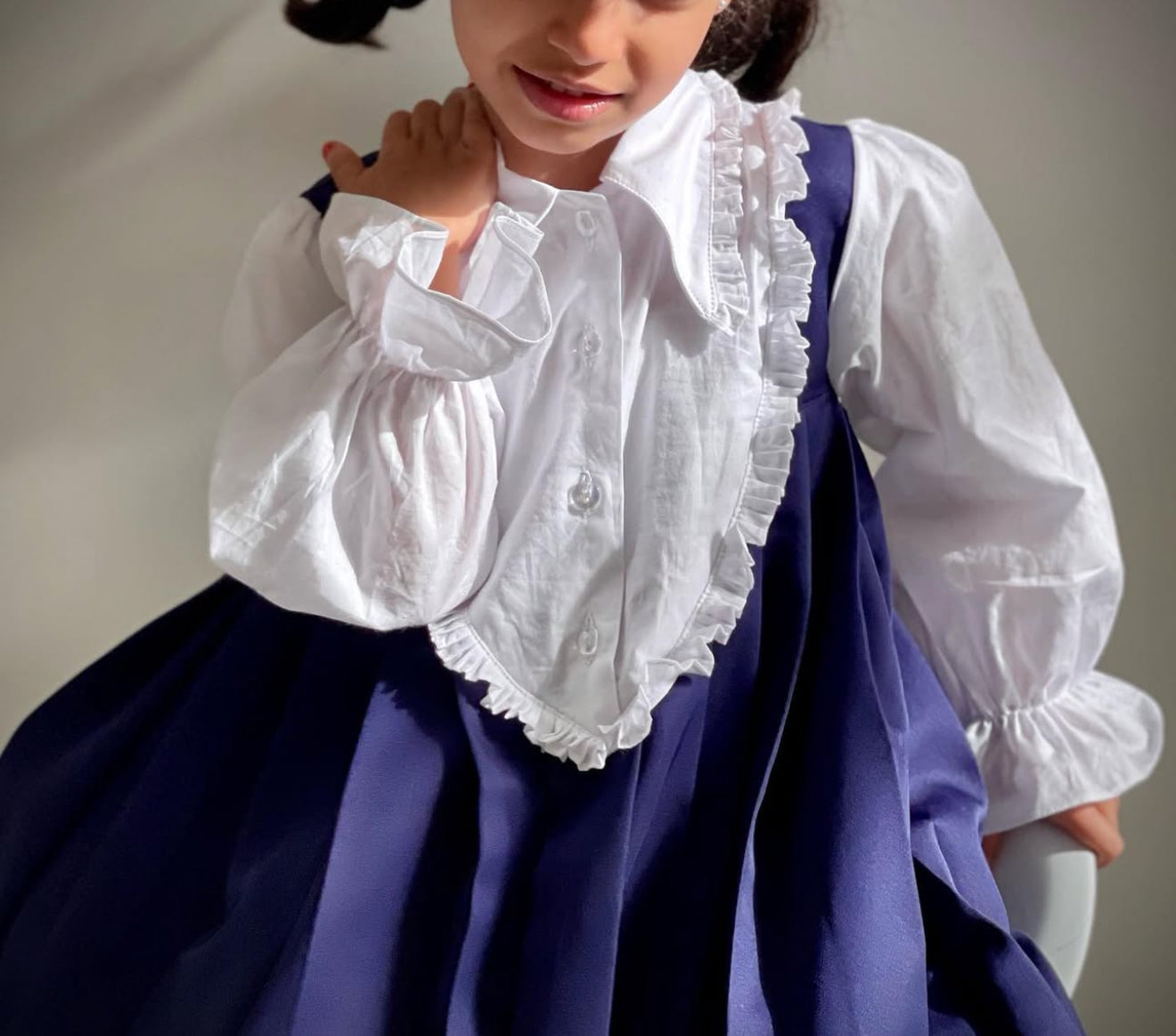 يونيفورم مريول   اذا حابه الموديل قصير تحطين ملاحظه