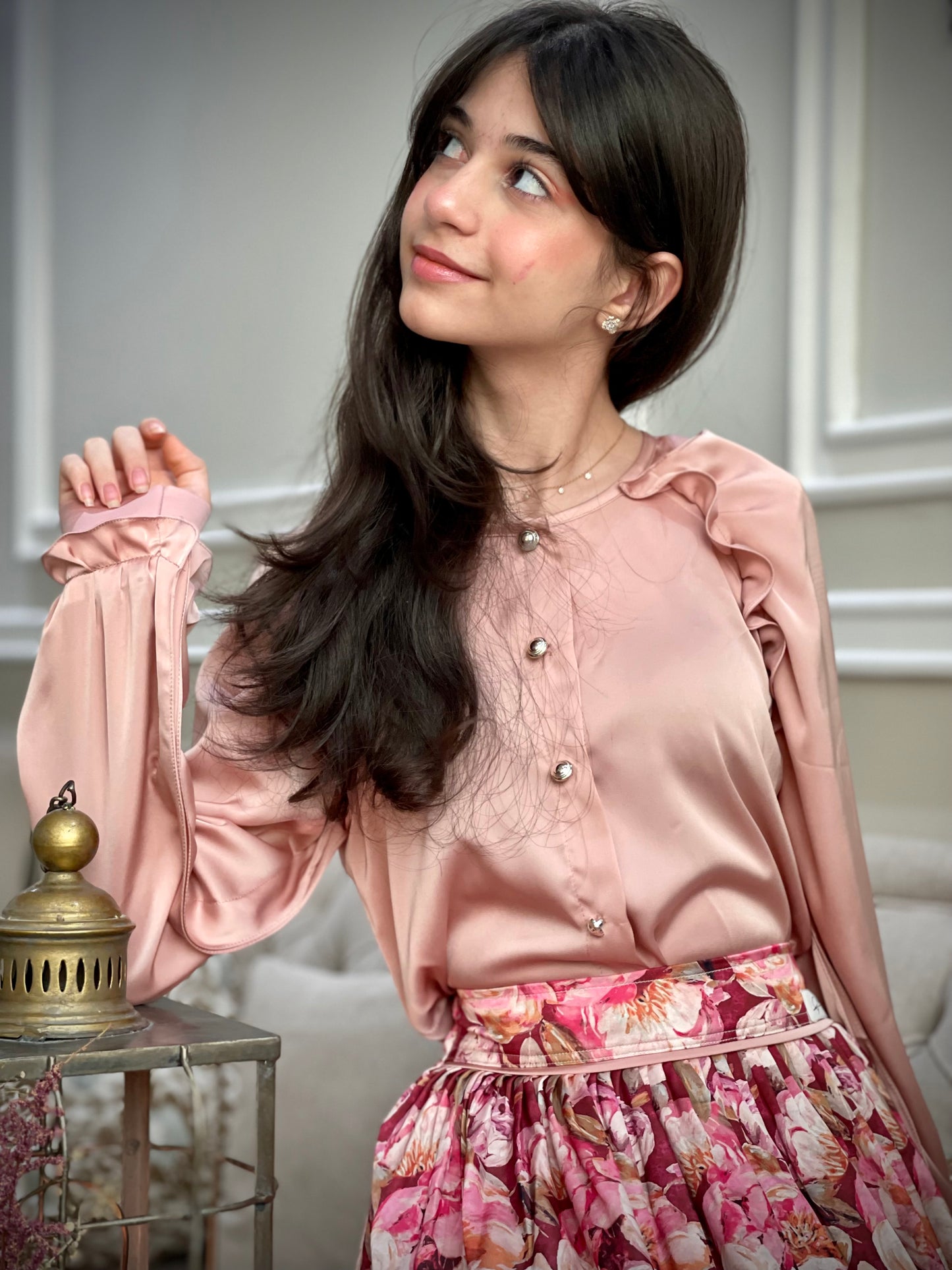 قميص وتنوره من الحرير111