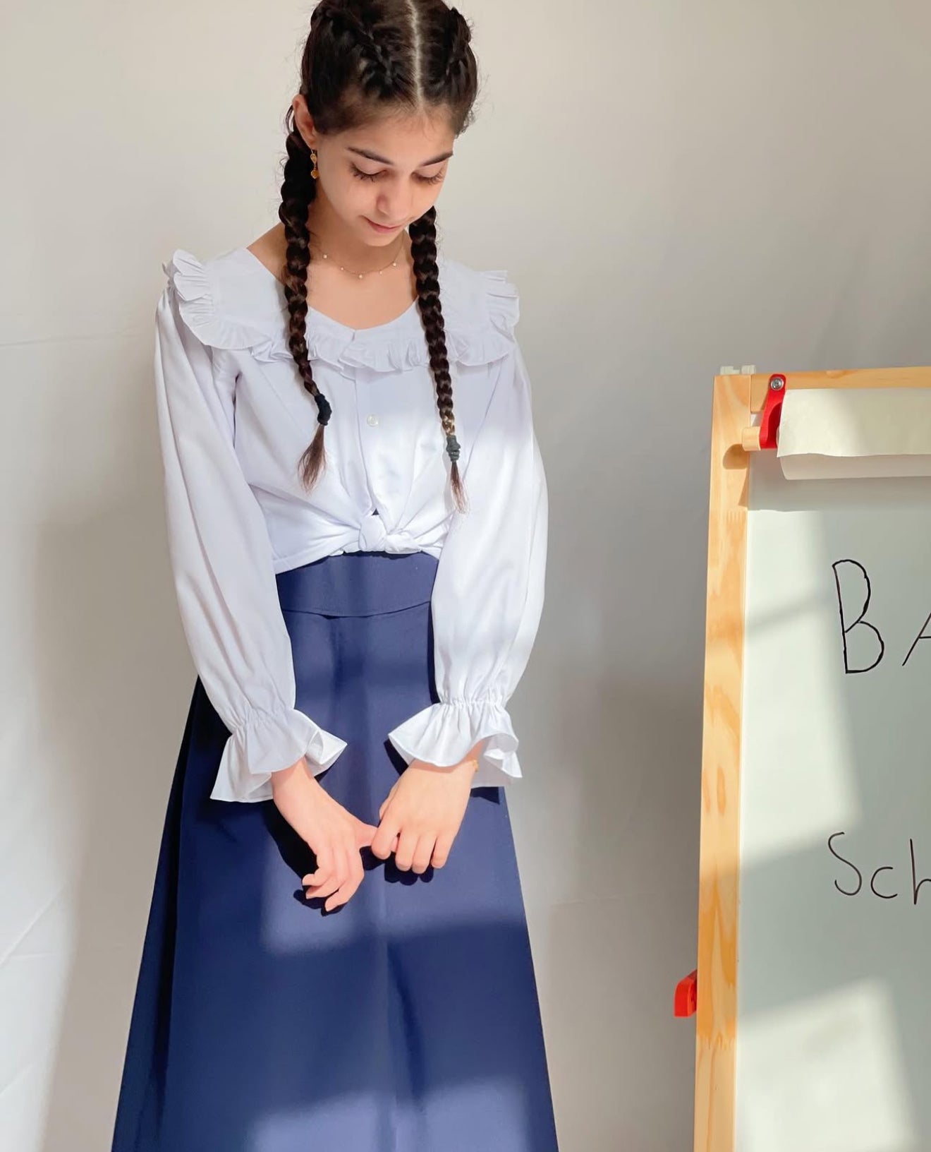 يونيفورم مدرسة تنورة وقميص