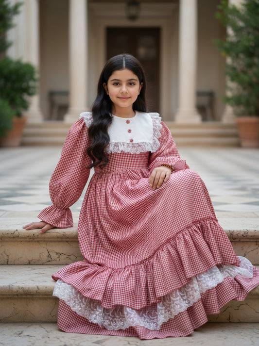 فستان كروهات مع دانتيل