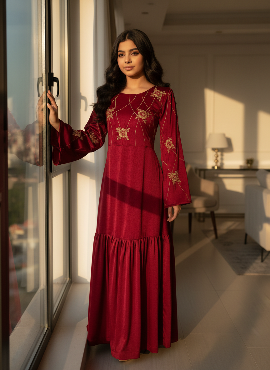 درس من الجاكار  وتطريز مع شك