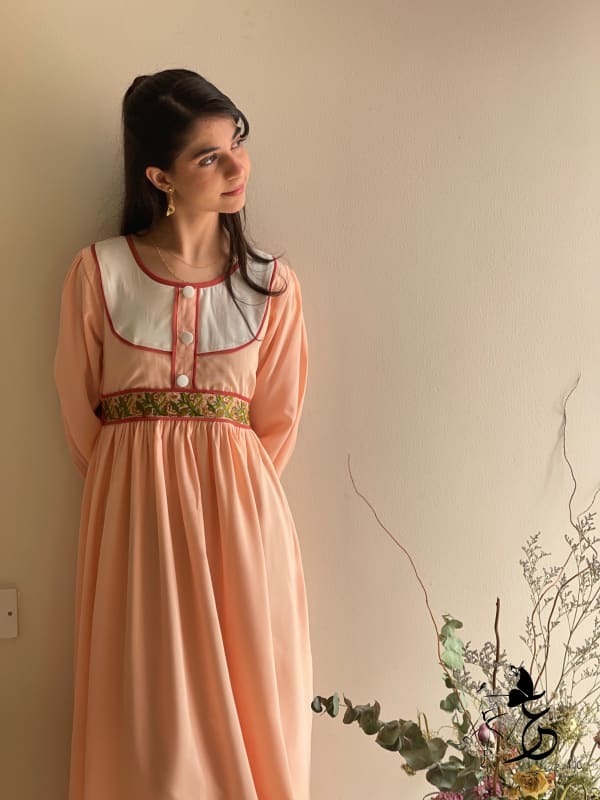 فستان الماس مع دانتيل اورجنزا مطرز