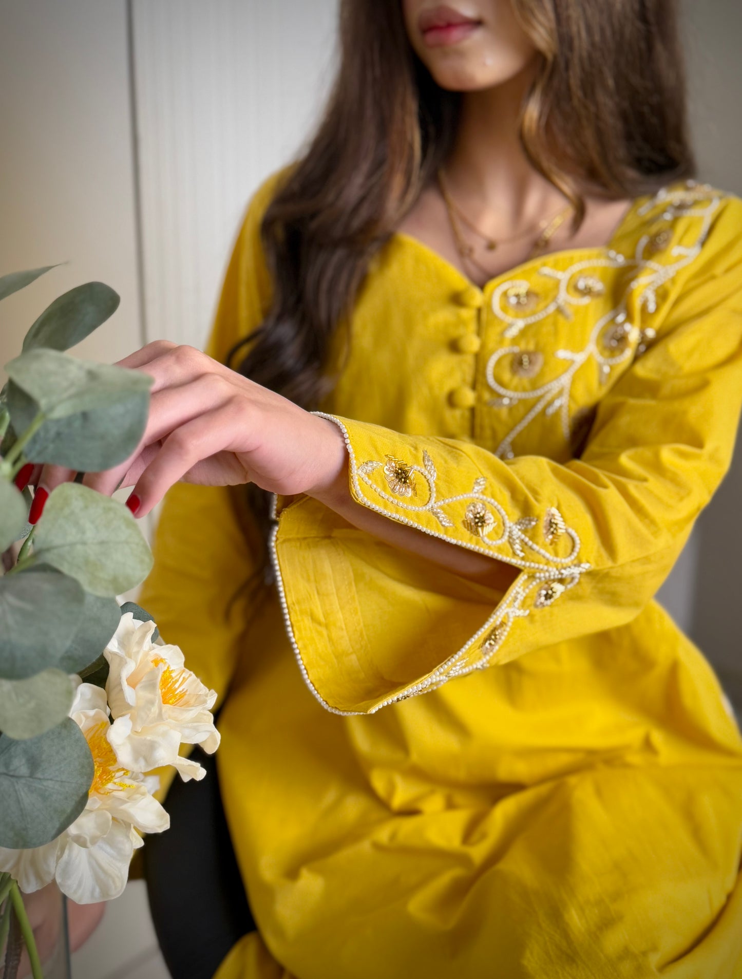 جلابية قطن ساده  شك