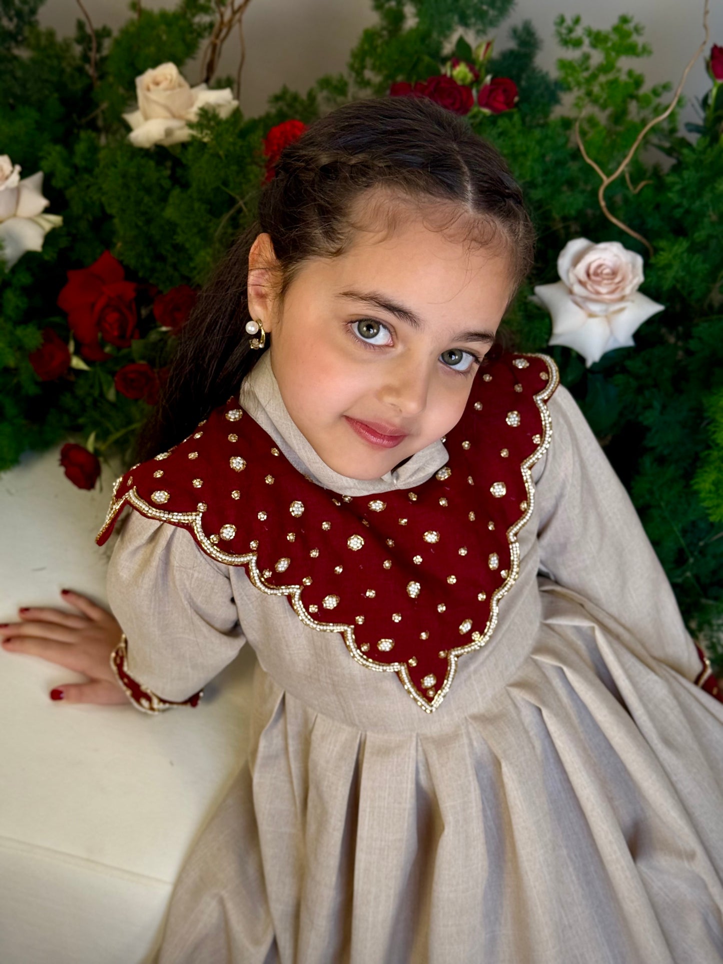 فستان من النن مع شك