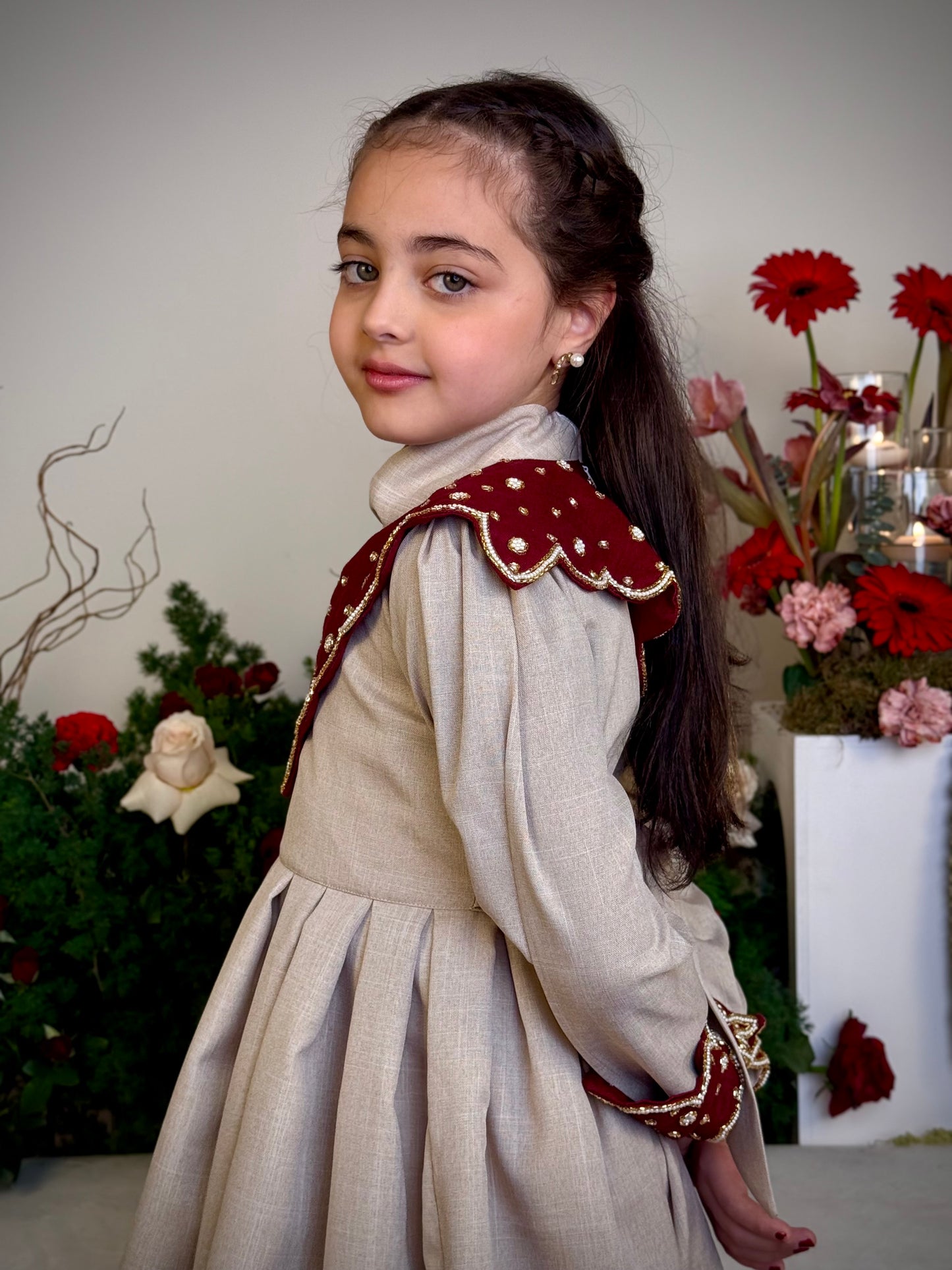 فستان من النن مع شك
