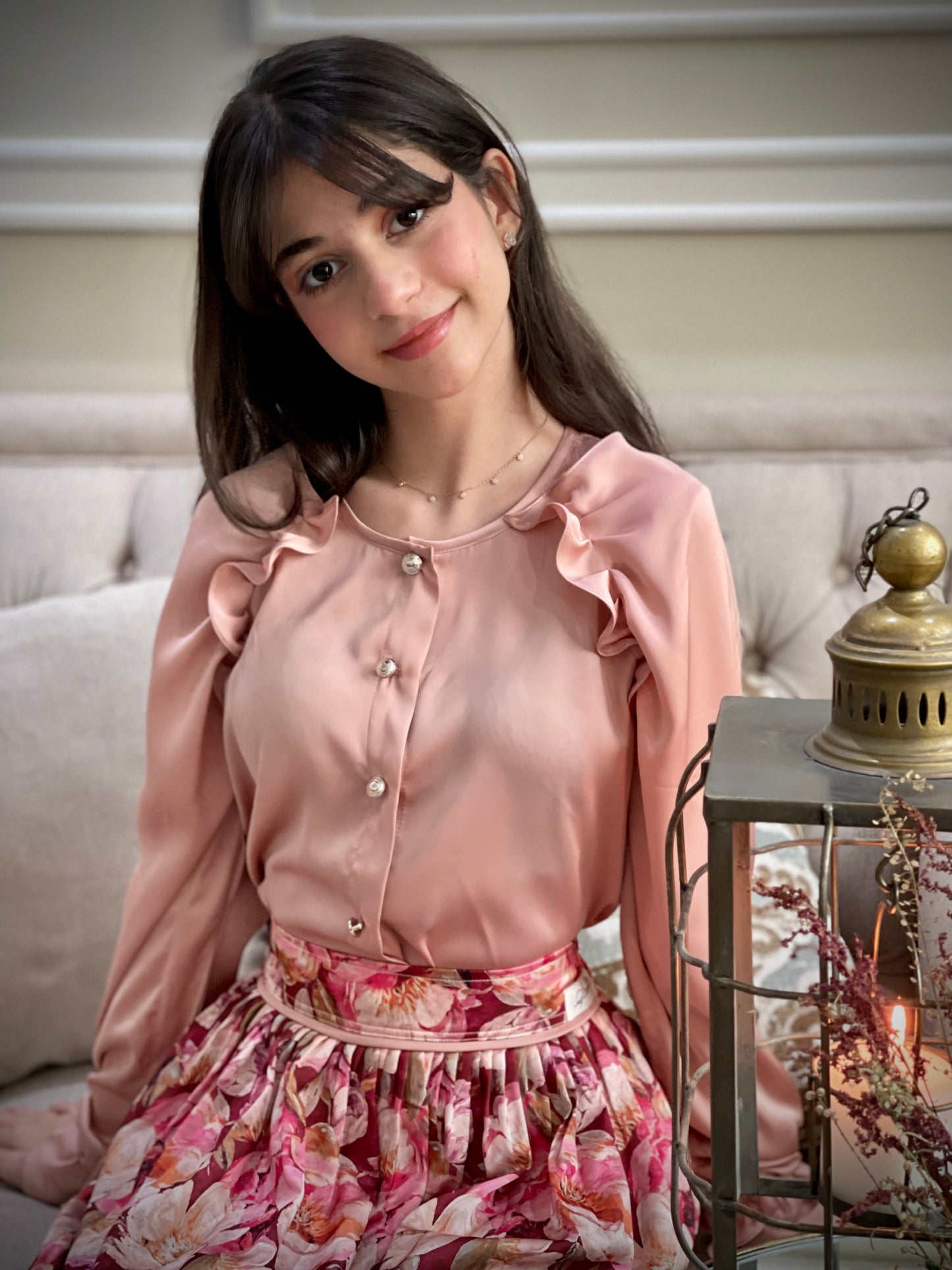 قميص وتنوره من الحرير111