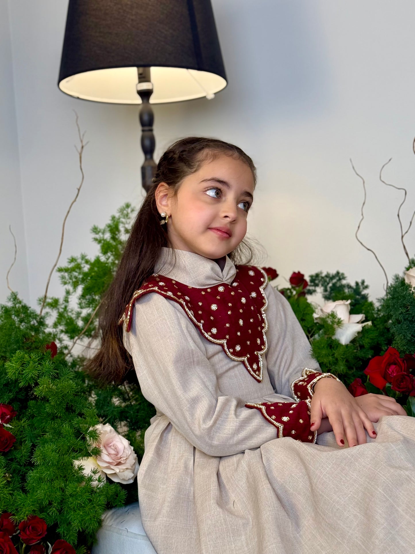 فستان من النن مع شك