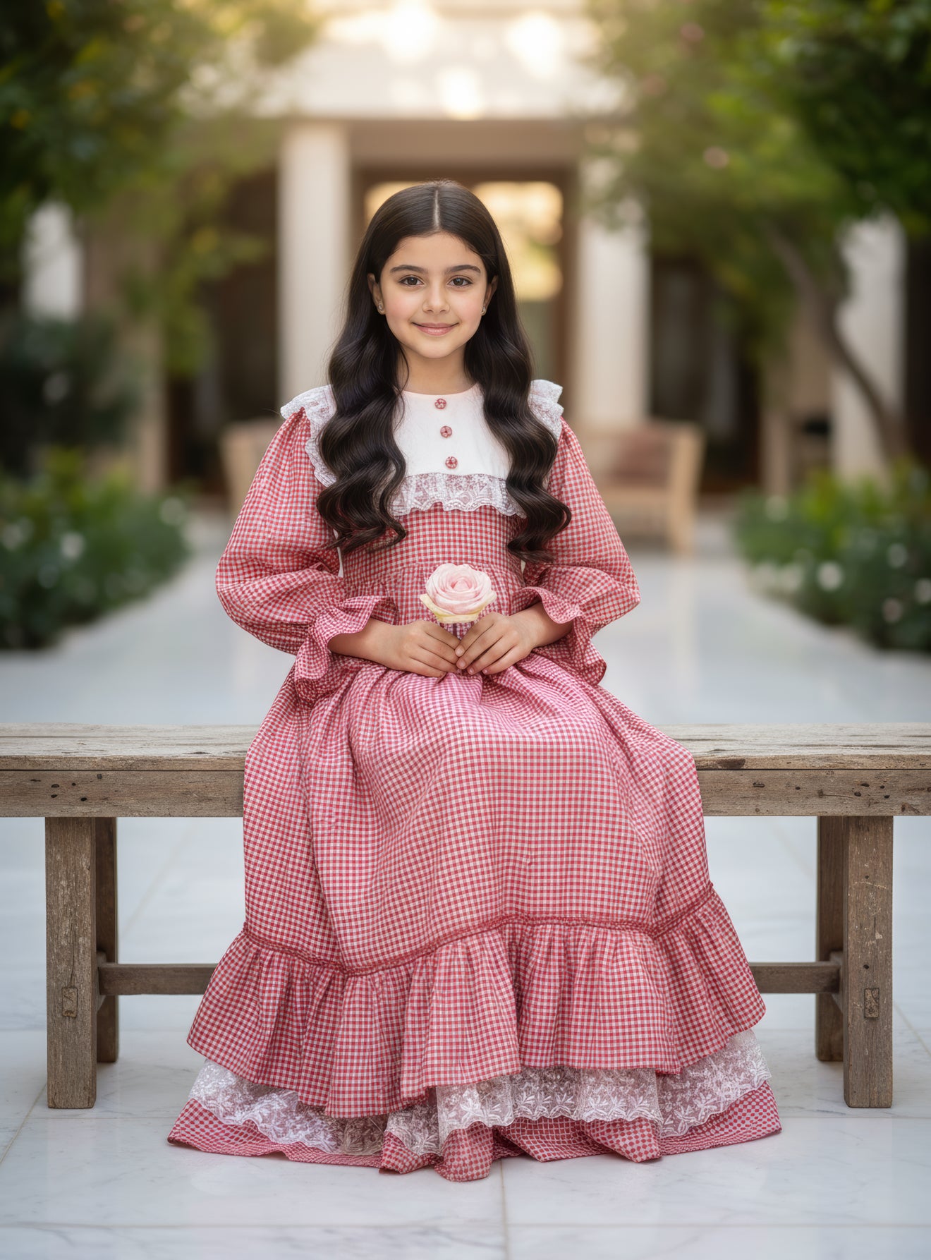 فستان كروهات مع دانتيل