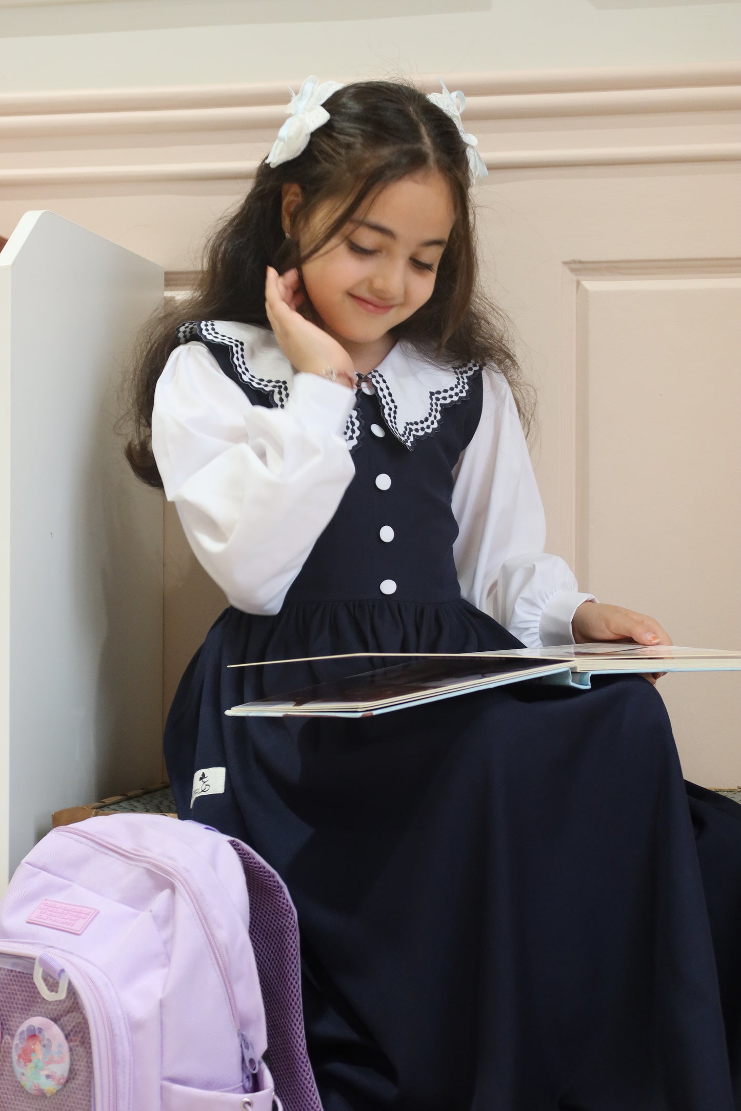 يونيفورم مريول  مدرسة اذا حابه الموديل قصير تحطين ملاحظه