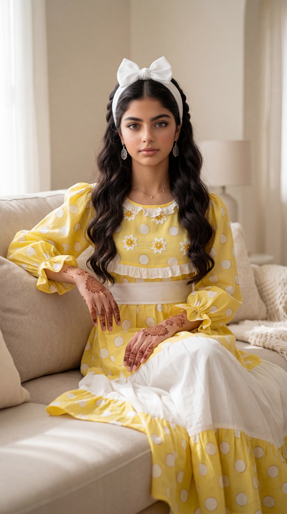 قطن مع تطريز وشك