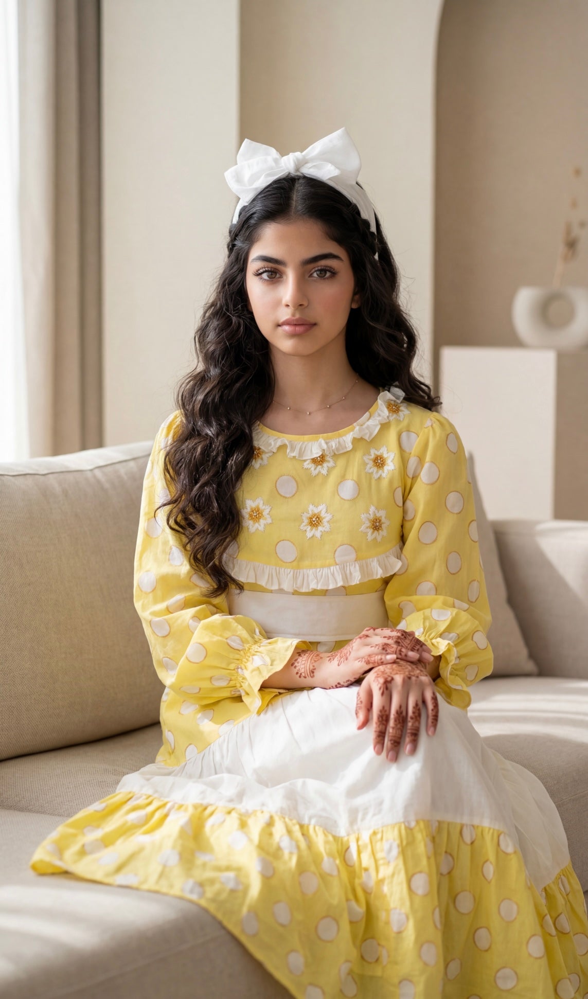 قطن مع تطريز وشك