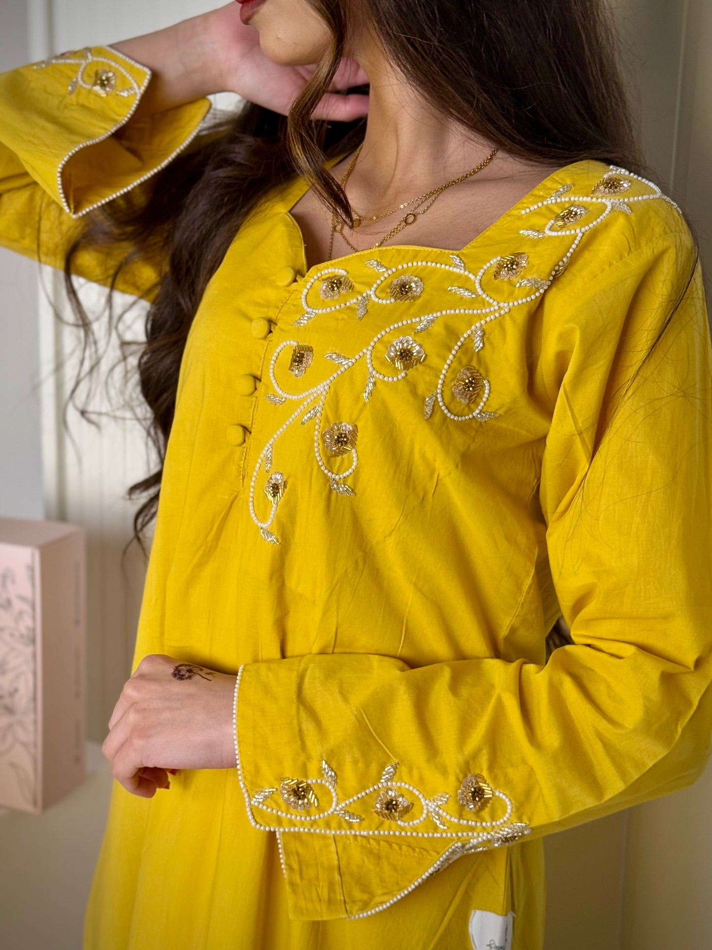 جلابية قطن ساده  شك