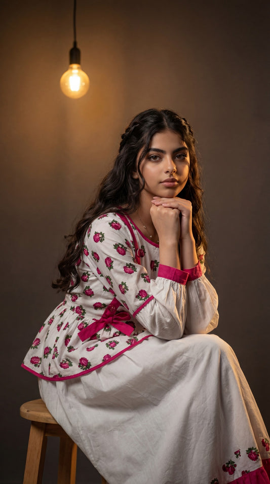 فستان من القطن