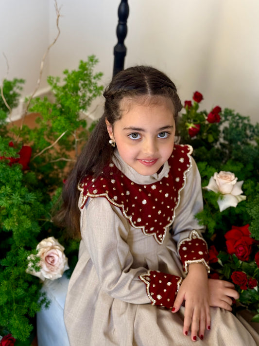 فستان من النن مع شك