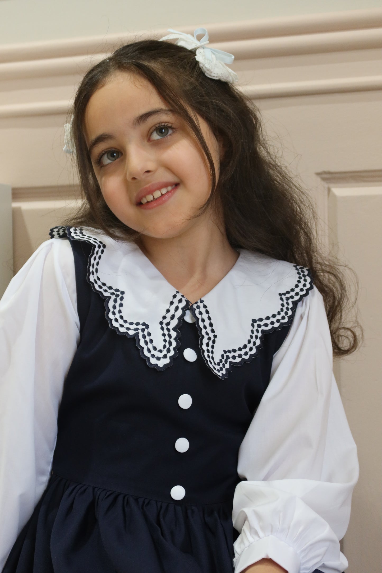 يونيفورم مريول  مدرسة اذا حابه الموديل قصير تحطين ملاحظه