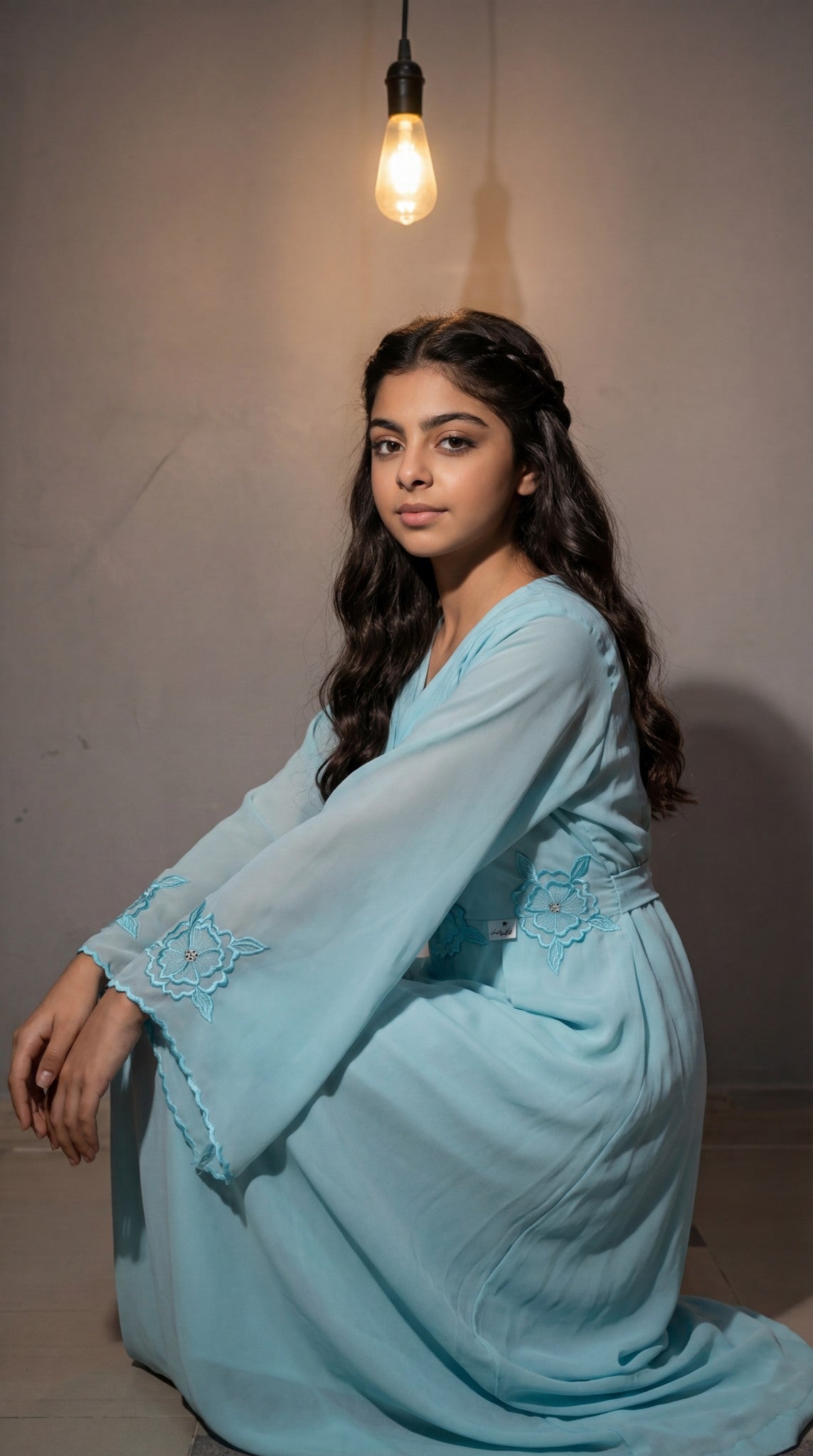 فستان من الالماس  تطريز بارز