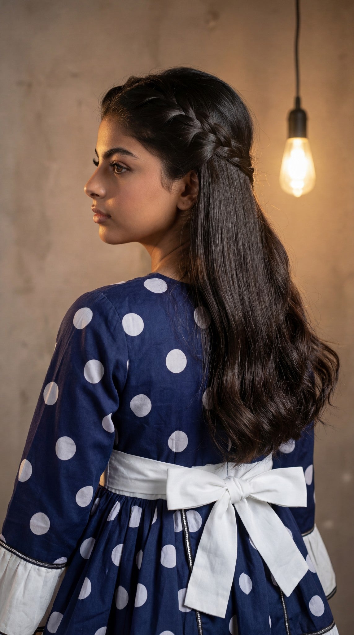 فستان بوتيله مع تلي