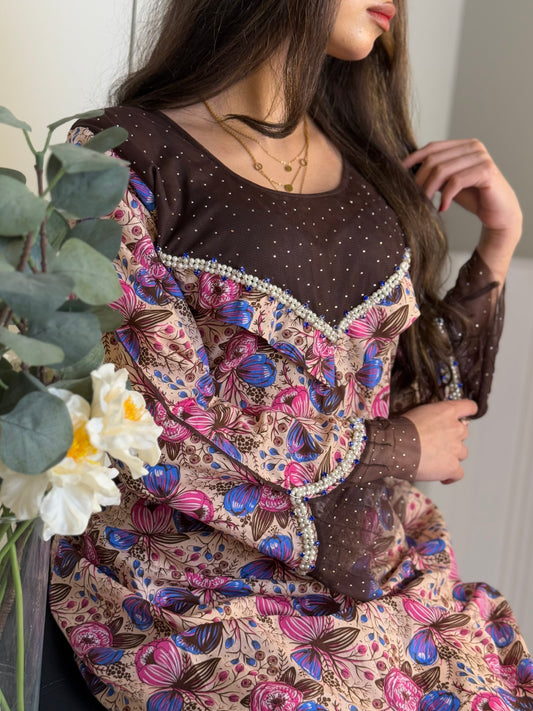 جلابية قطن دجتل مع تور ريمبو وشك