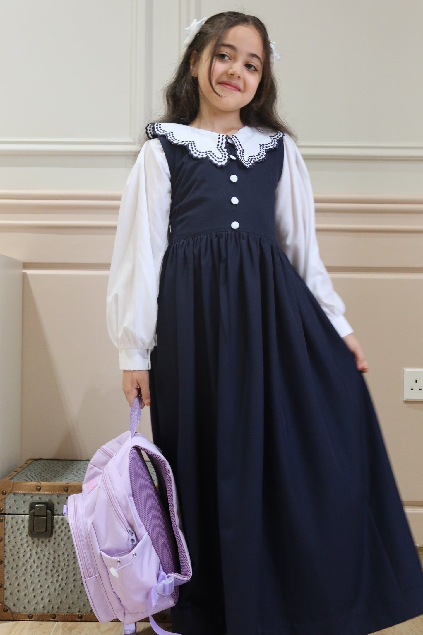 يونيفورم مريول  مدرسة اذا حابه الموديل قصير تحطين ملاحظه