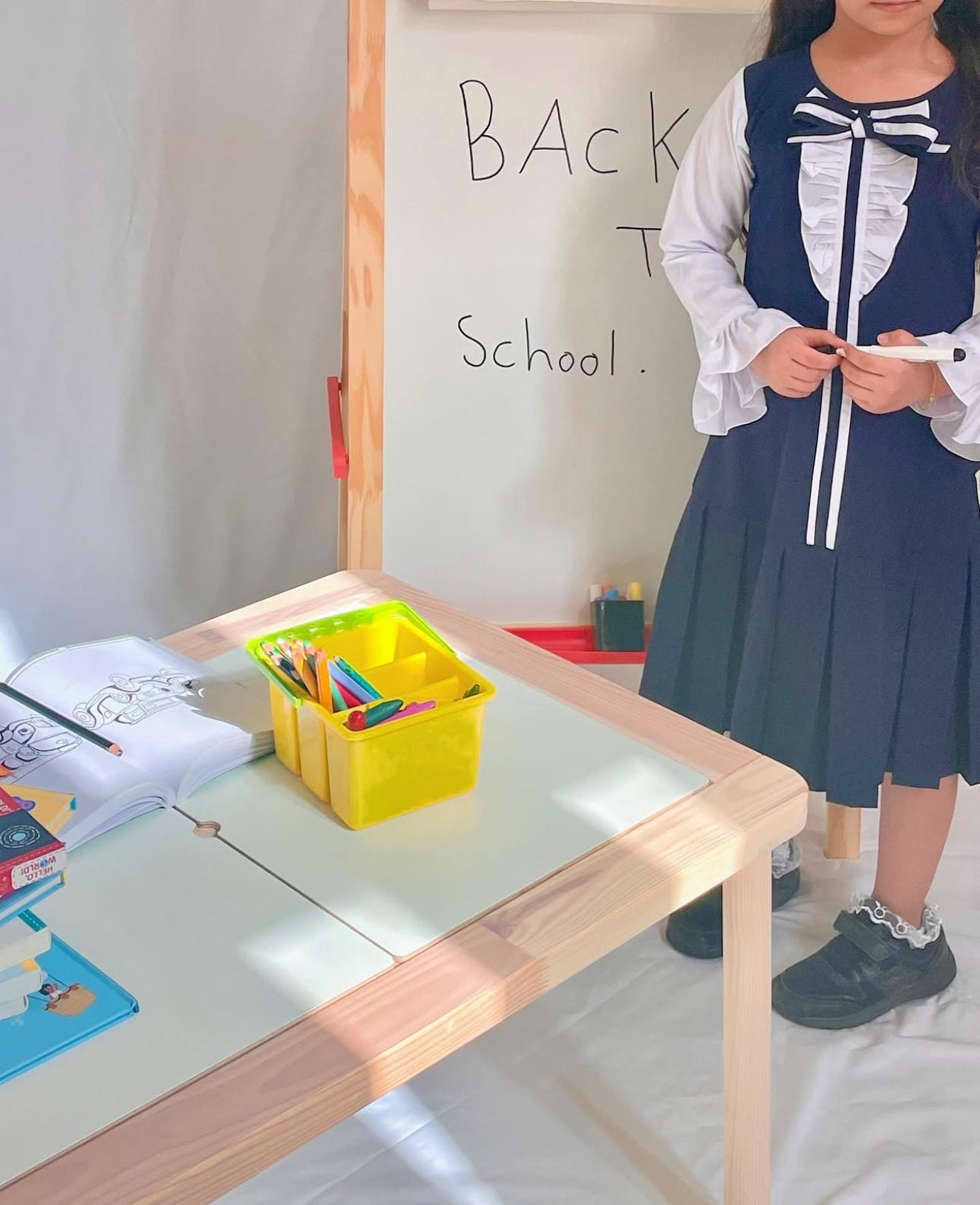 يونيفورم مريول شبك  اذا حابه الموديل قصير تحطين ملاحظه