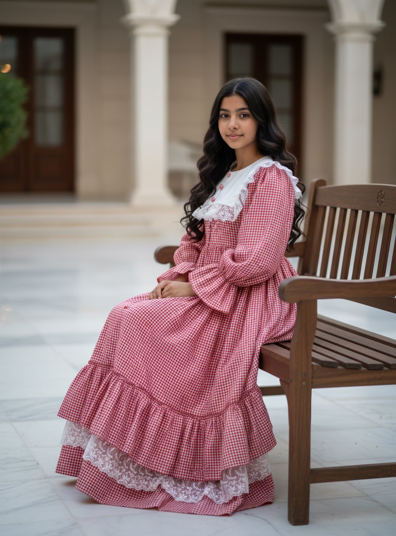 فستان كروهات مع دانتيل