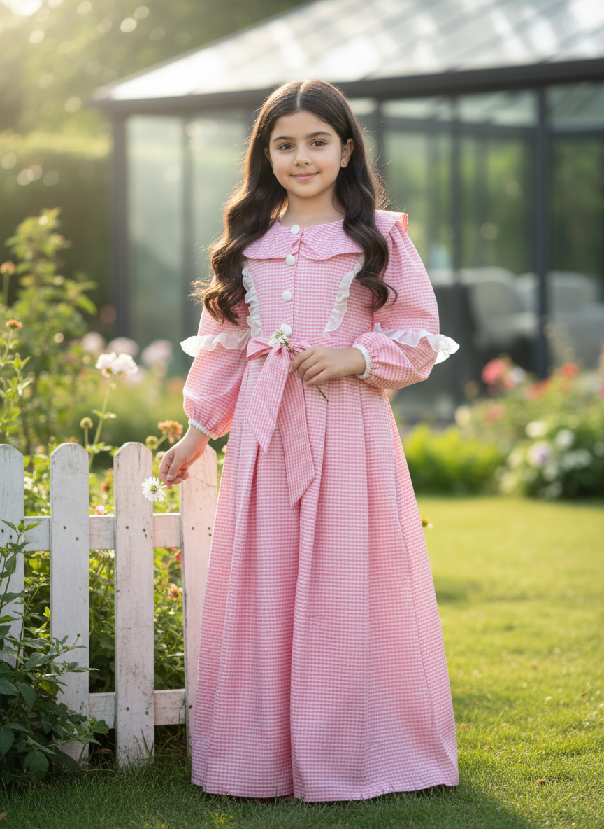 فستان كروهات مع دانتيل