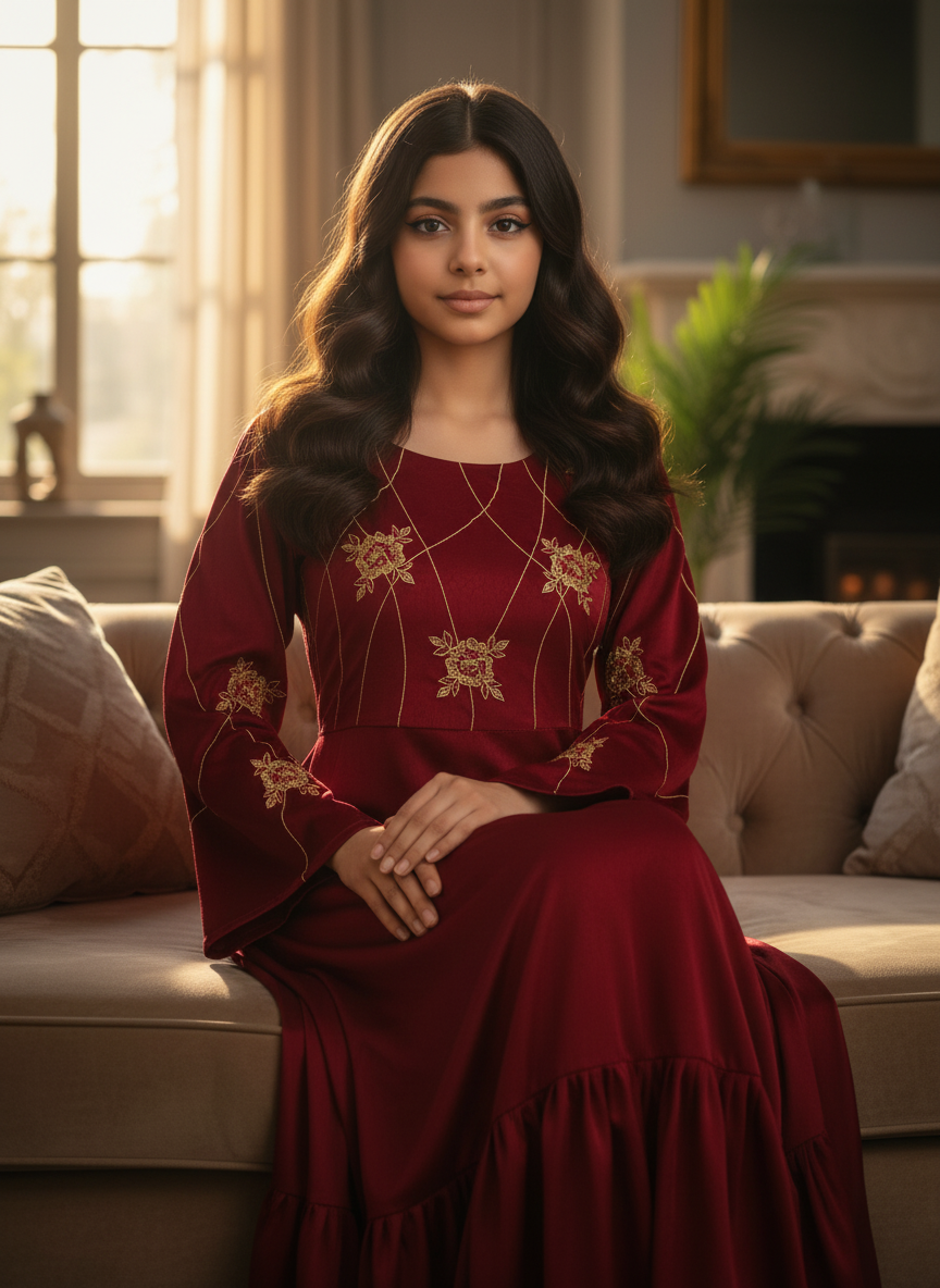 درس من الجاكار  وتطريز مع شك