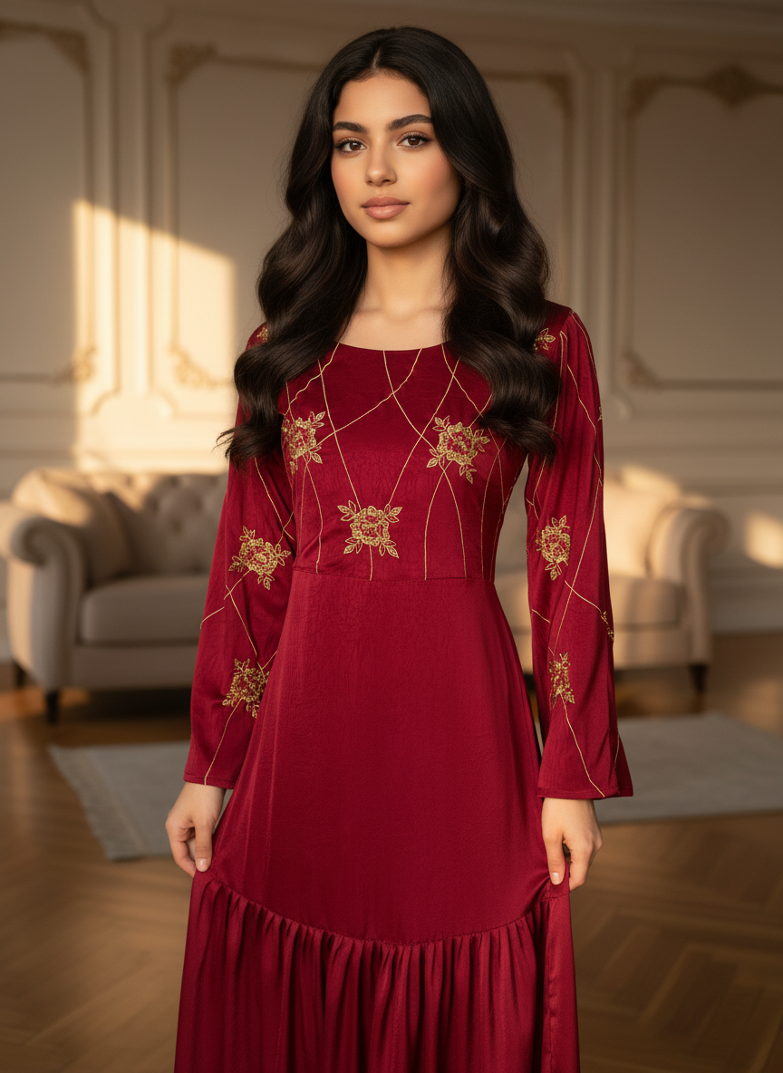 درس من الجاكار  وتطريز مع شك