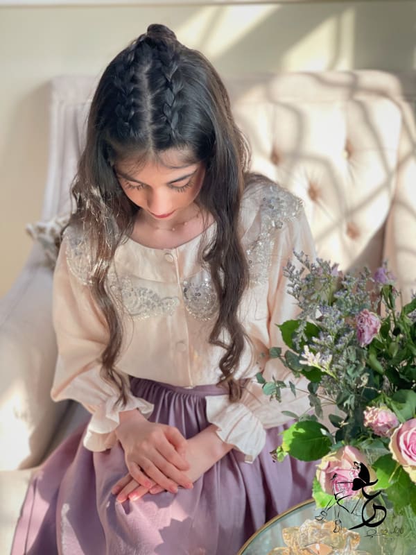 قميص مع تنوره ساده