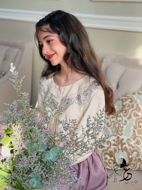 قميص مع تنوره ساده