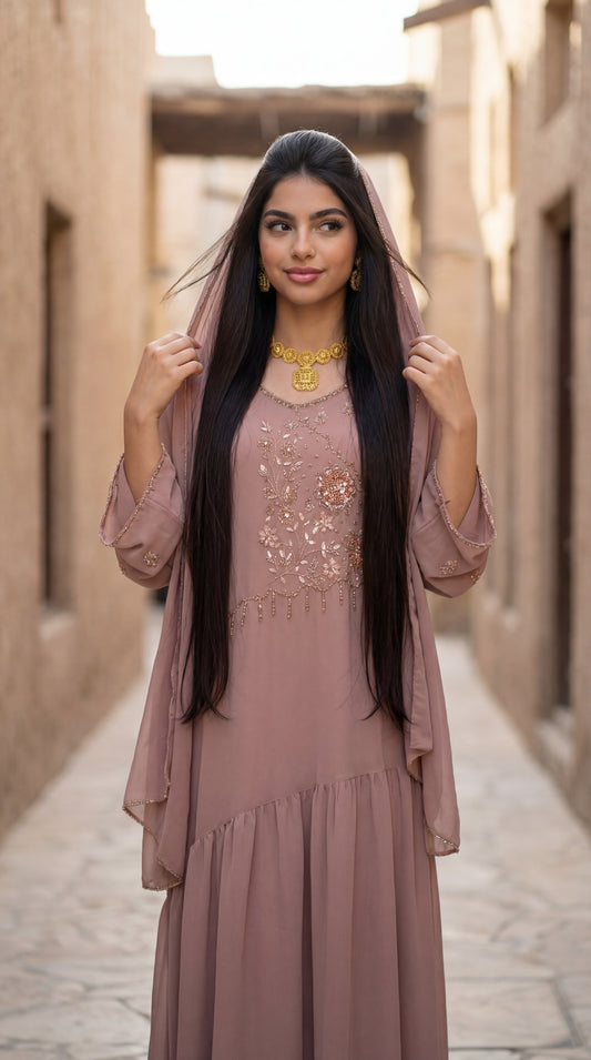 شيفون تصميم شك