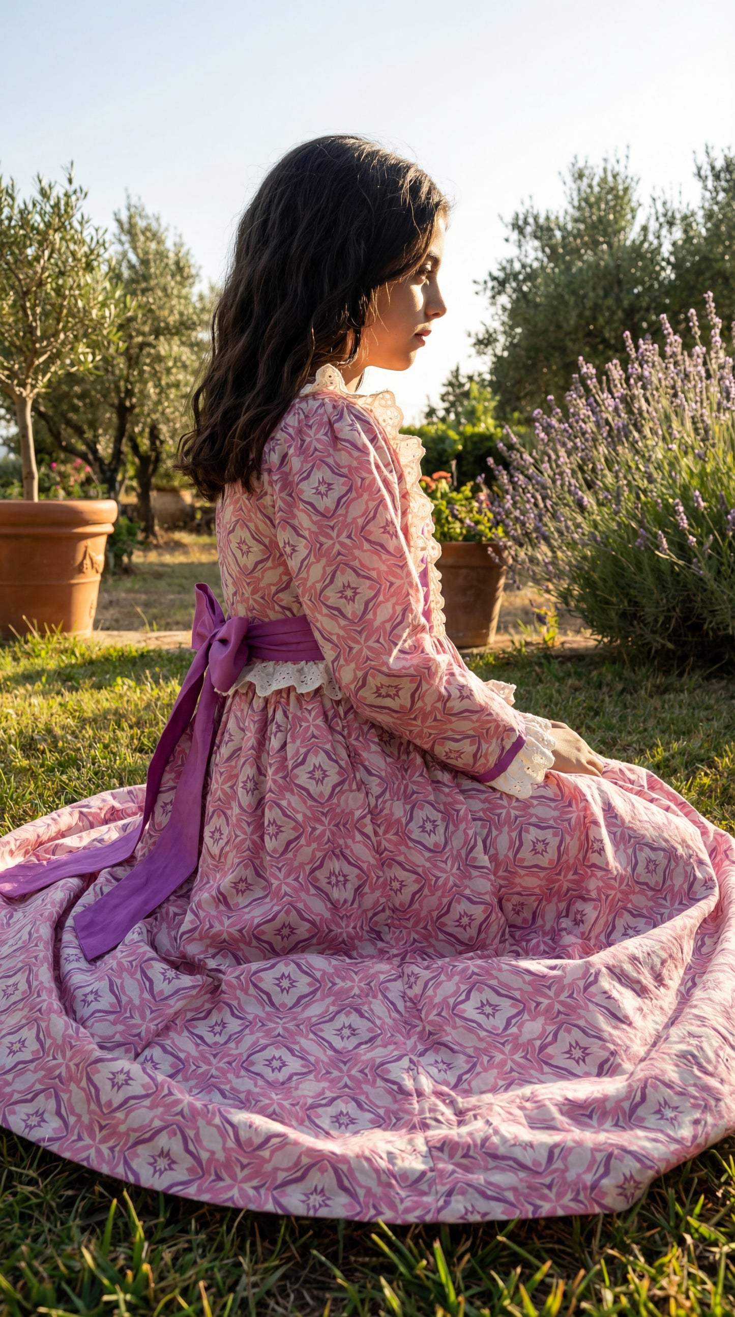 فستان  قطن  مع   دانتل