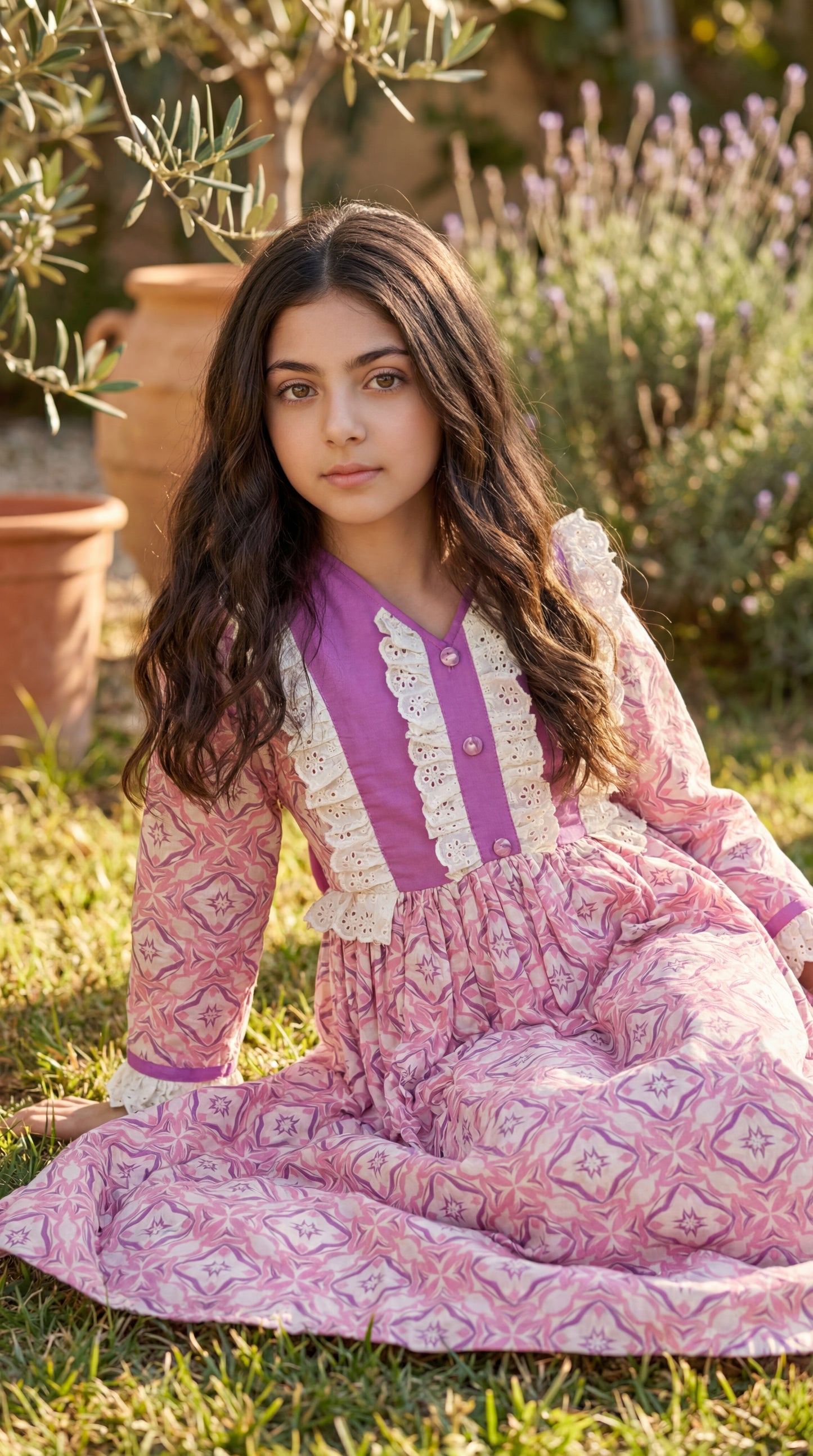 فستان  قطن  مع   دانتل