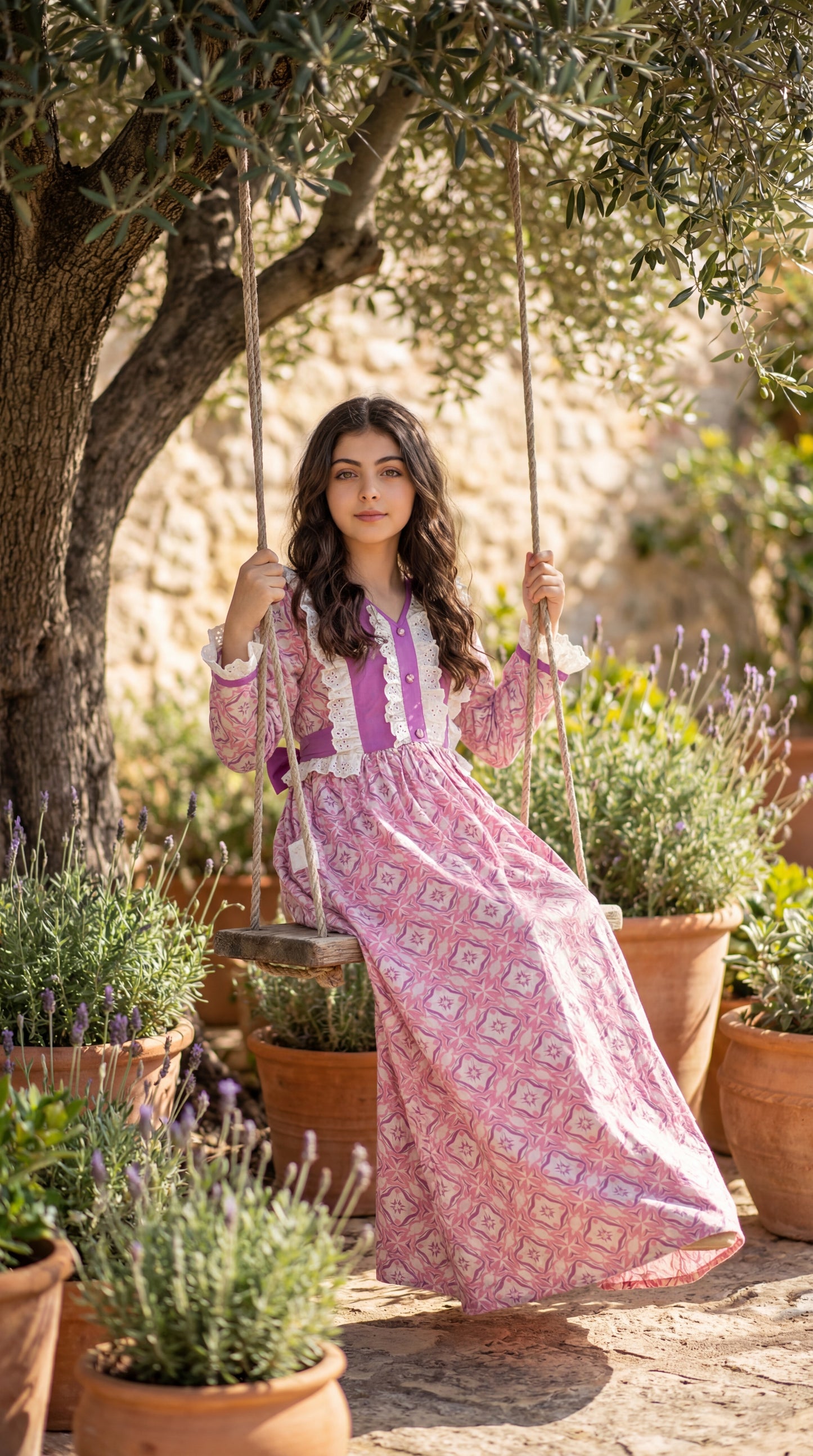 فستان  قطن  مع   دانتل